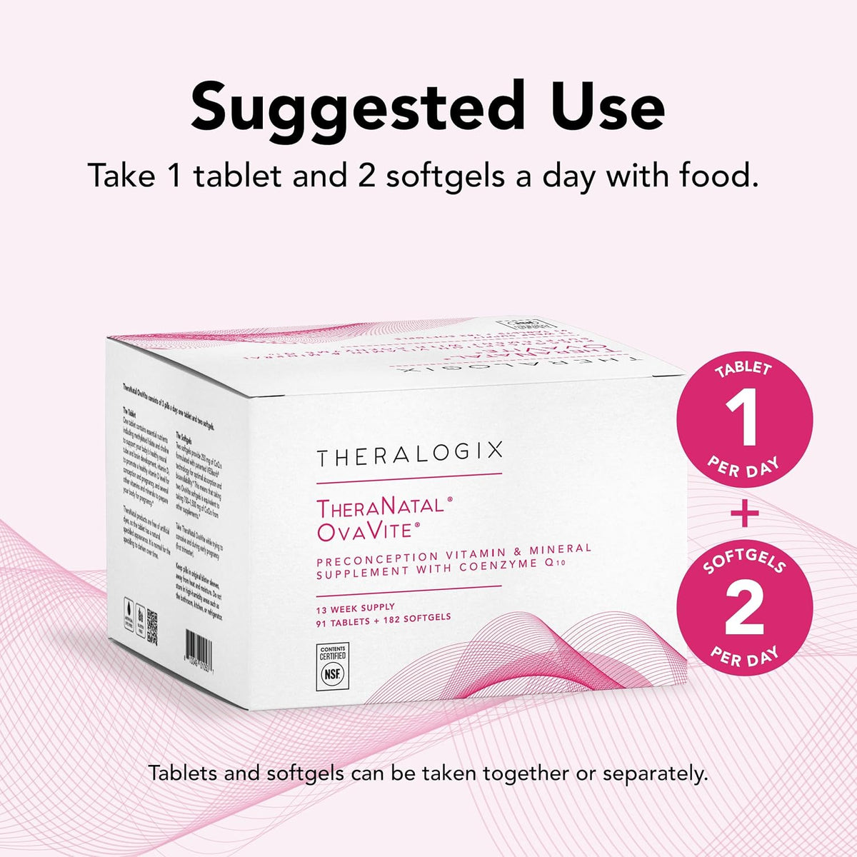 Theralogix TheraNatal OvaVite Preconception Vitamins with CoQ10 - görsel 4