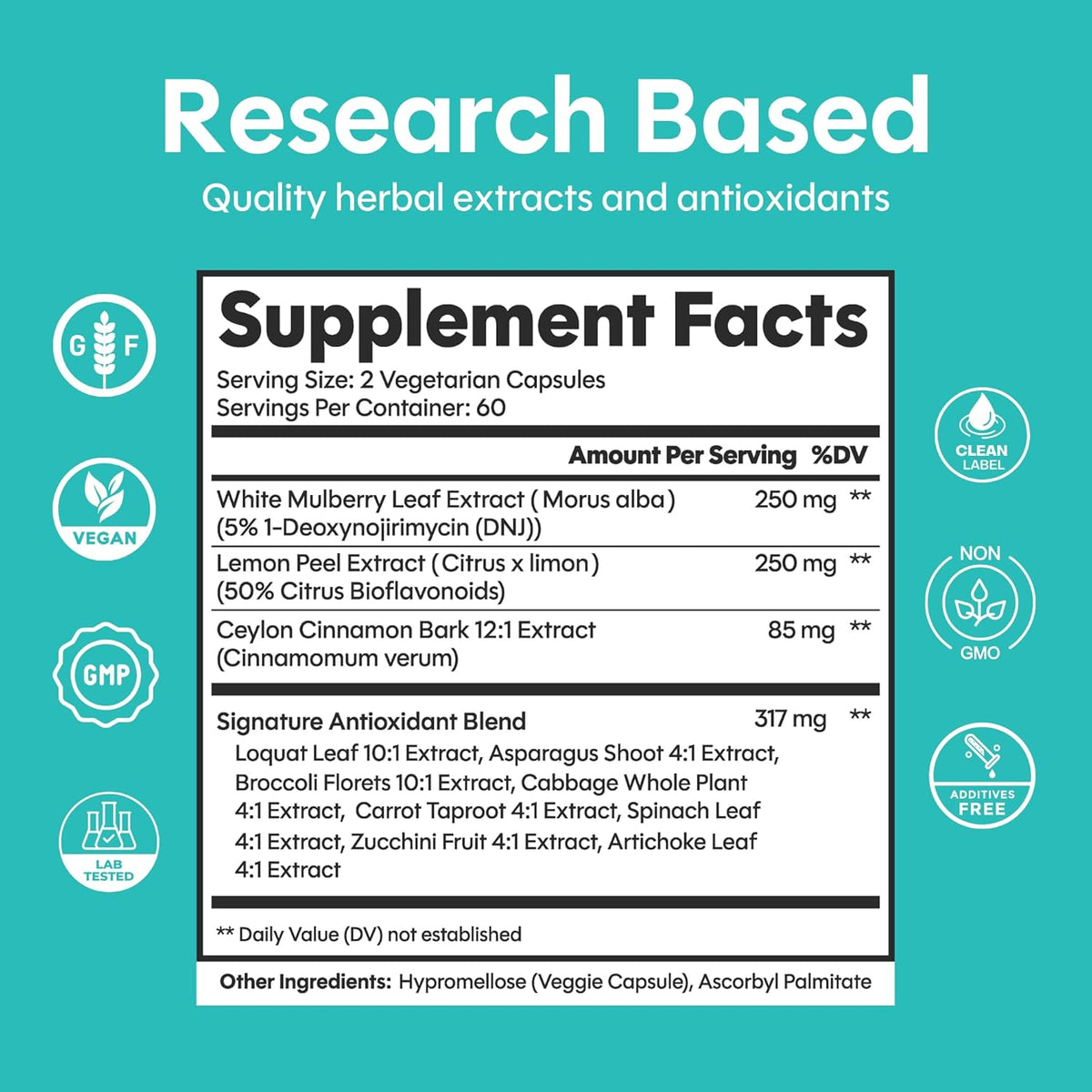 Level Off Glucose Support Supplement – After-Meal Support for Healthy Glucose Response, Plant-Based Capsules, 120 Capsules - görsel 7