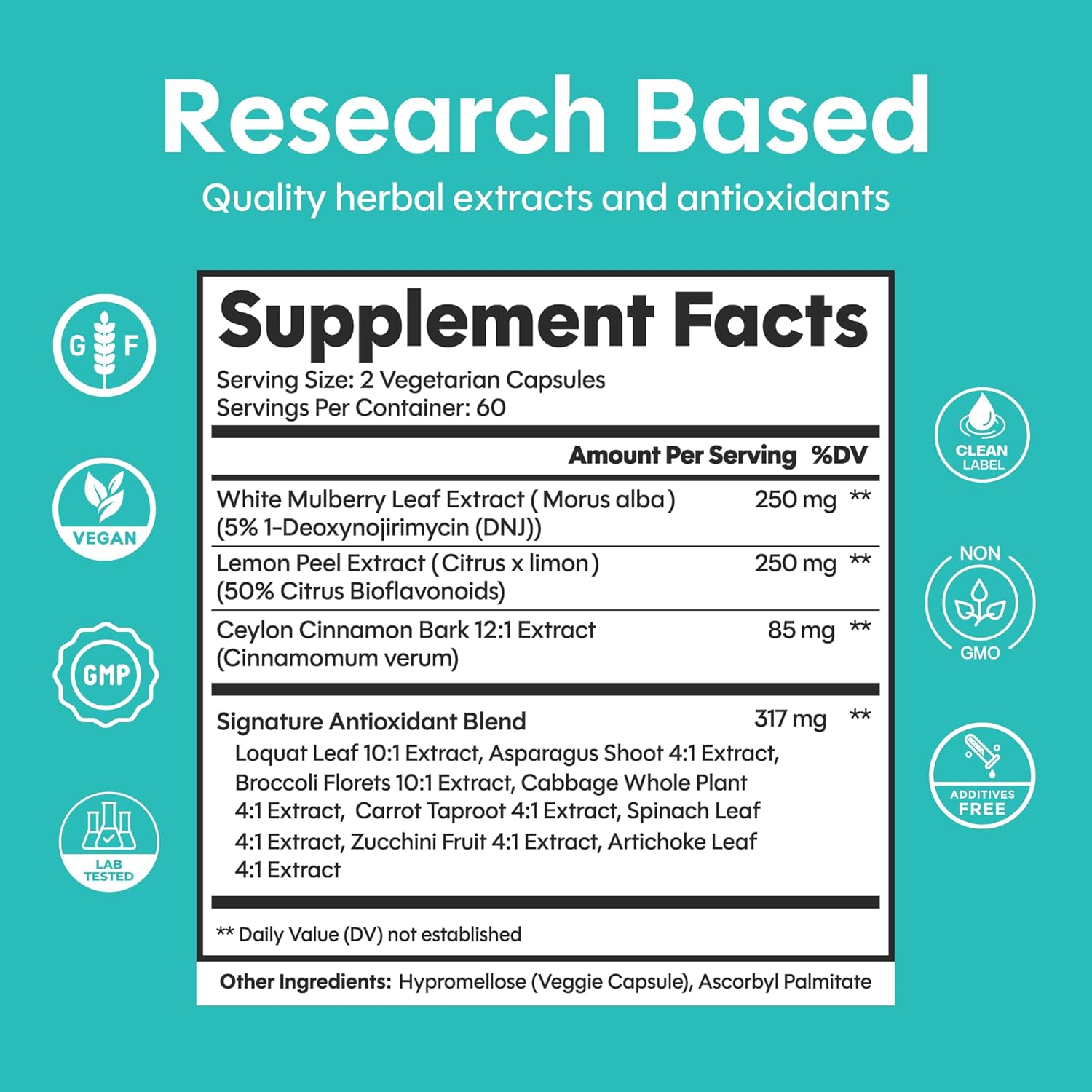 Level Off Glucose Support Supplement – After-Meal Support for Healthy Glucose Response, Plant-Based Capsules, 120 Capsules - görsel 7
