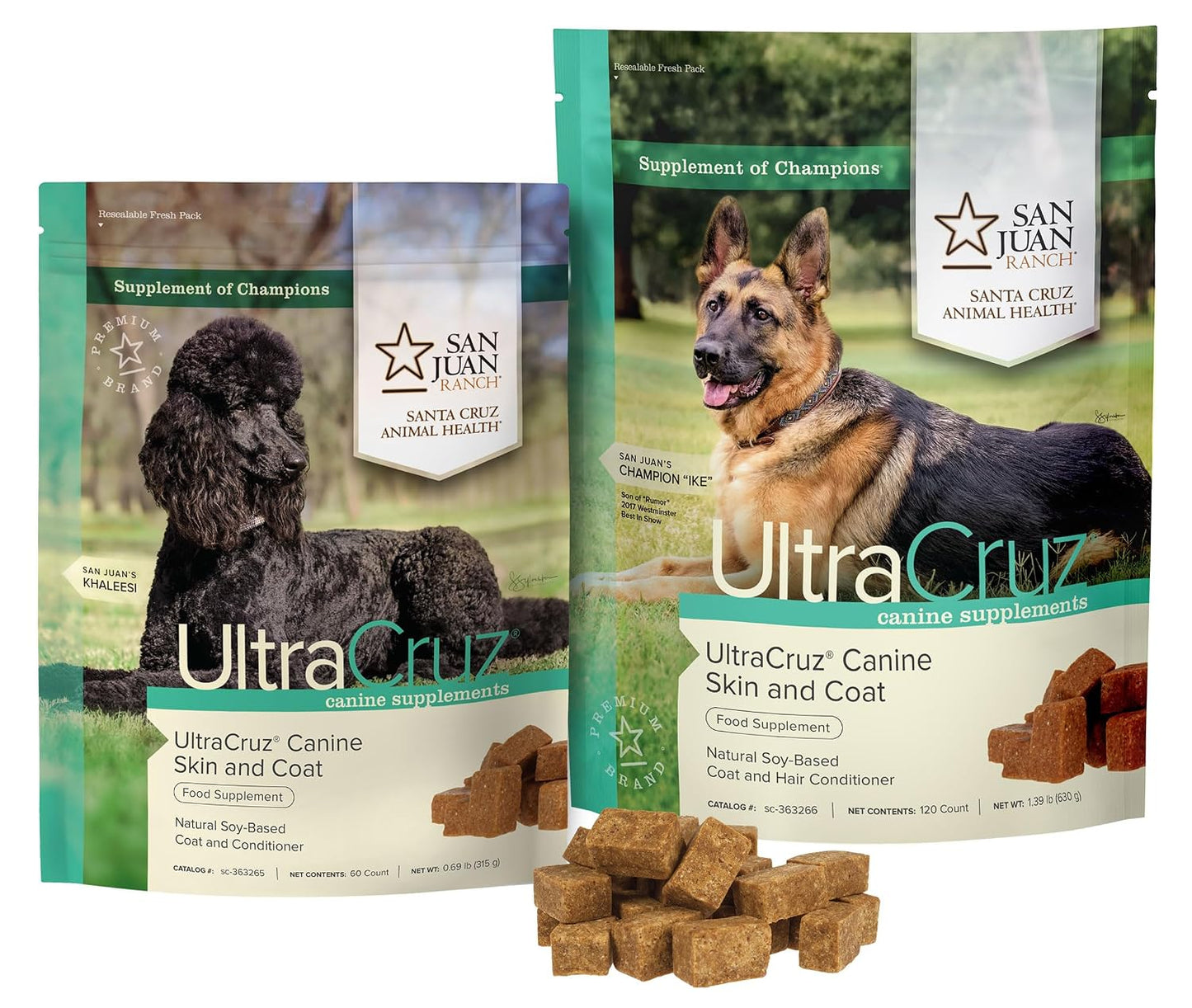 UltraCruz Canine Skin and Coat Soft Chews, 120 Count - görsel 4