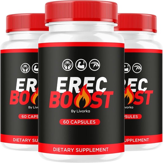 (3 Pack) ErecBoost Capsules - Original Advanced Formula, 180 Capsules (3-Month Supply)