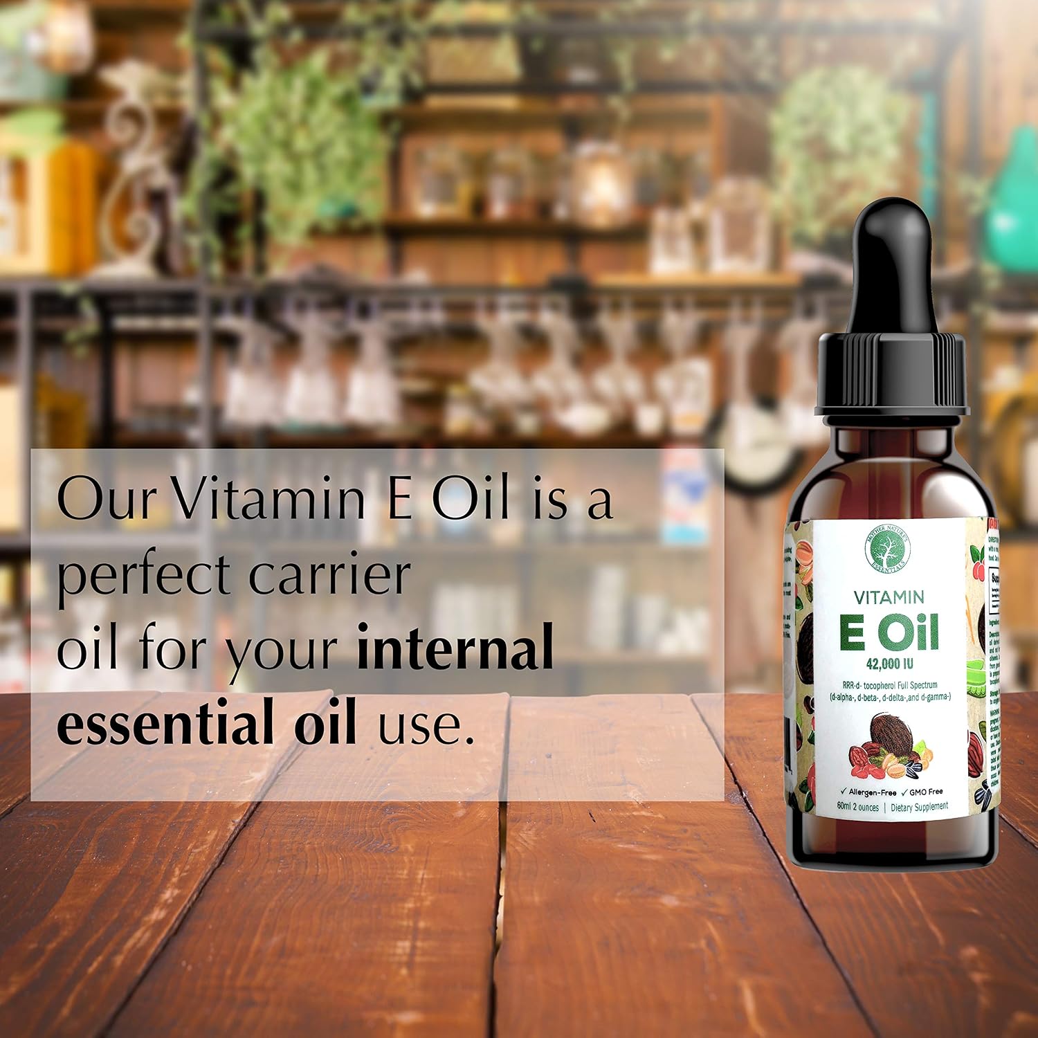 Mother Nature's Essentials Vitamin E 21,000 IU Liquid Oil, 30 ml (Twin Pack) - görsel 6