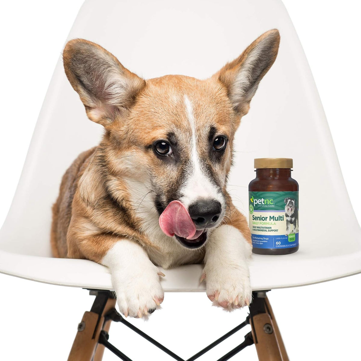 Petnc Senior Multi Chewable Tablets (60) - Daily Multivitamin & Multimineral for Mature Dogs, Liver Flavour - görsel 4