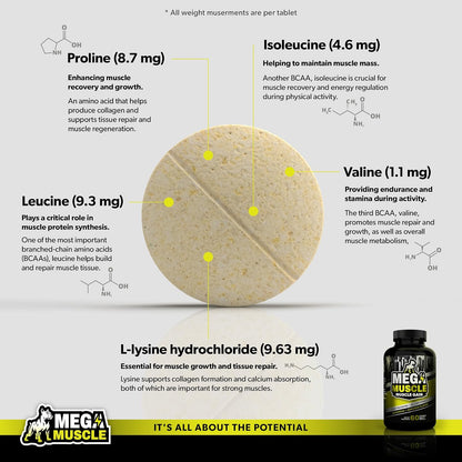 PETBEING Mega Muscle for Dogs - Daily Chewable Multivitamin Tablets, Chicken Flavour, 60 Count