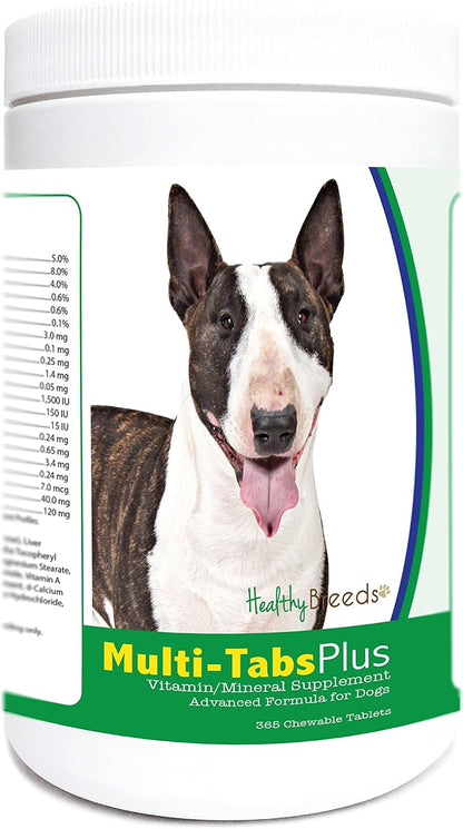 Healthy Breeds Miniature Bull Terrier Multi-Tabs Plus Chewable Tablets 365 Tablets