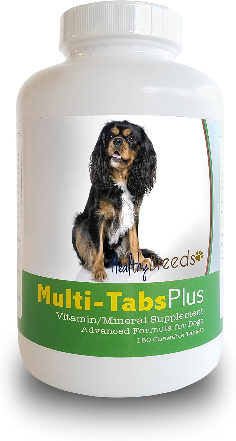 Healthy Breeds Cavalier King Charles Spaniel Multi-Tabs Plus Chewable Tablets 180 Count - görsel 1