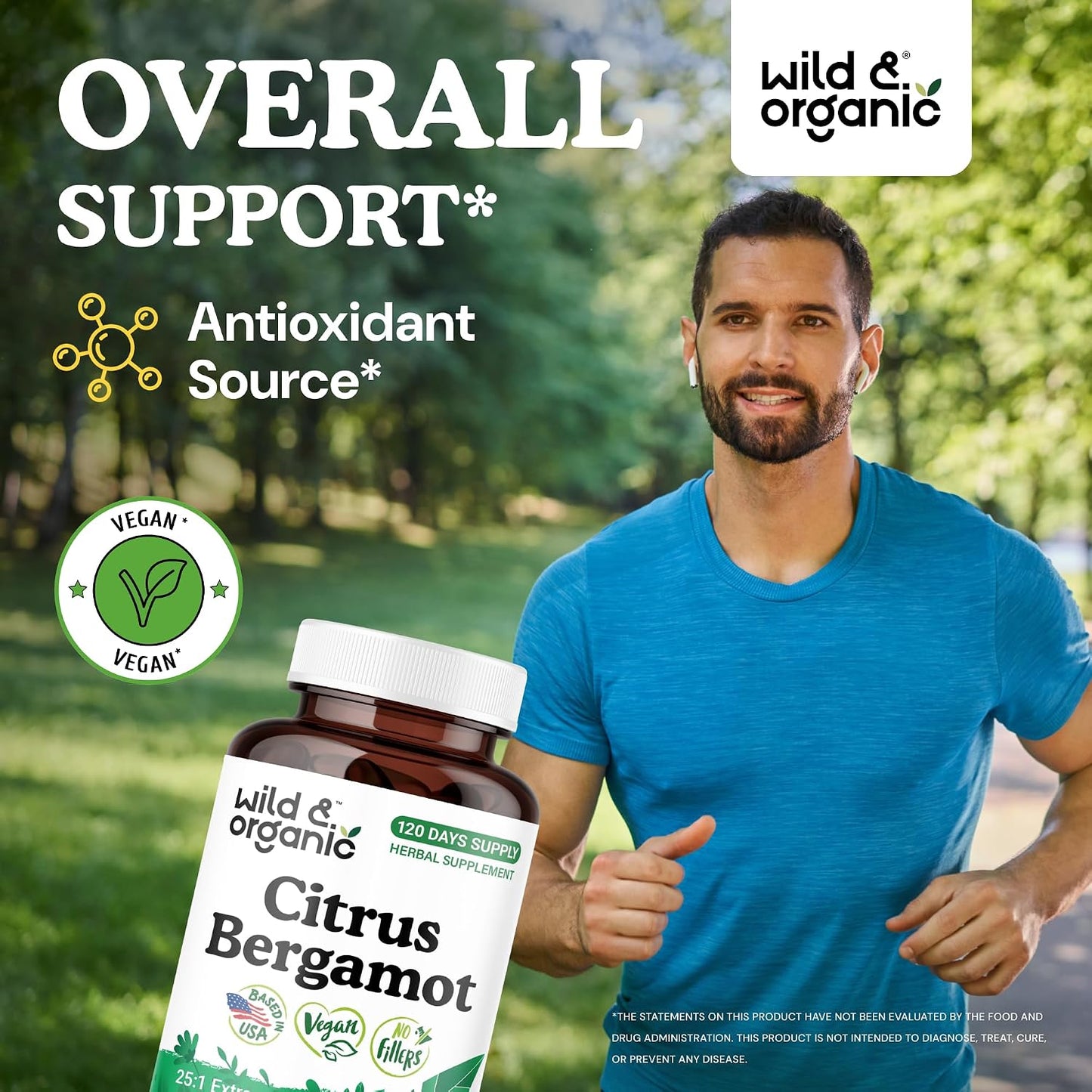 Wild & Organic Citrus Bergamot Capsules - Antioxidant & Overall Support - görsel 2