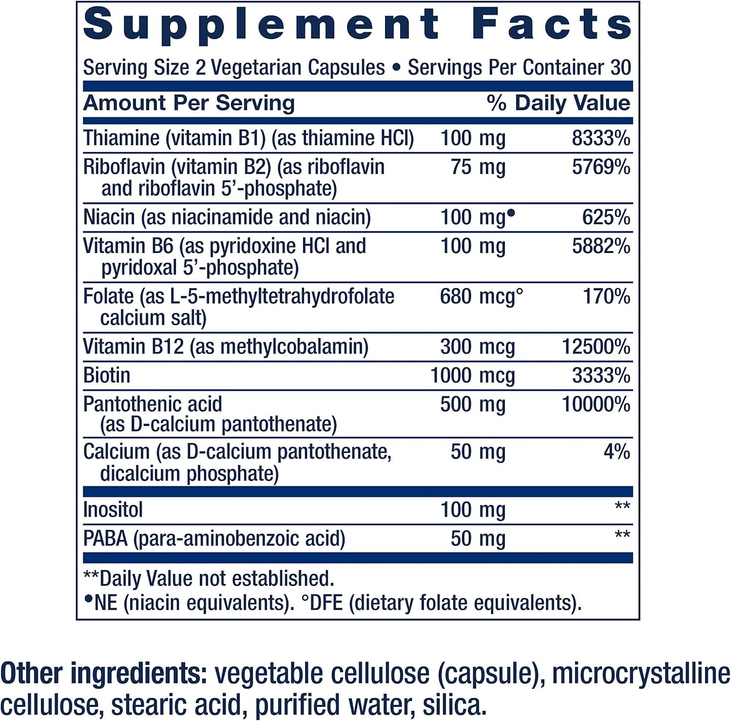 Life Extension BioActive Complete B-Complex, for Normal Energy Metabolism and Nervous System Function, 60 Vegetarian Capsules - görsel 3