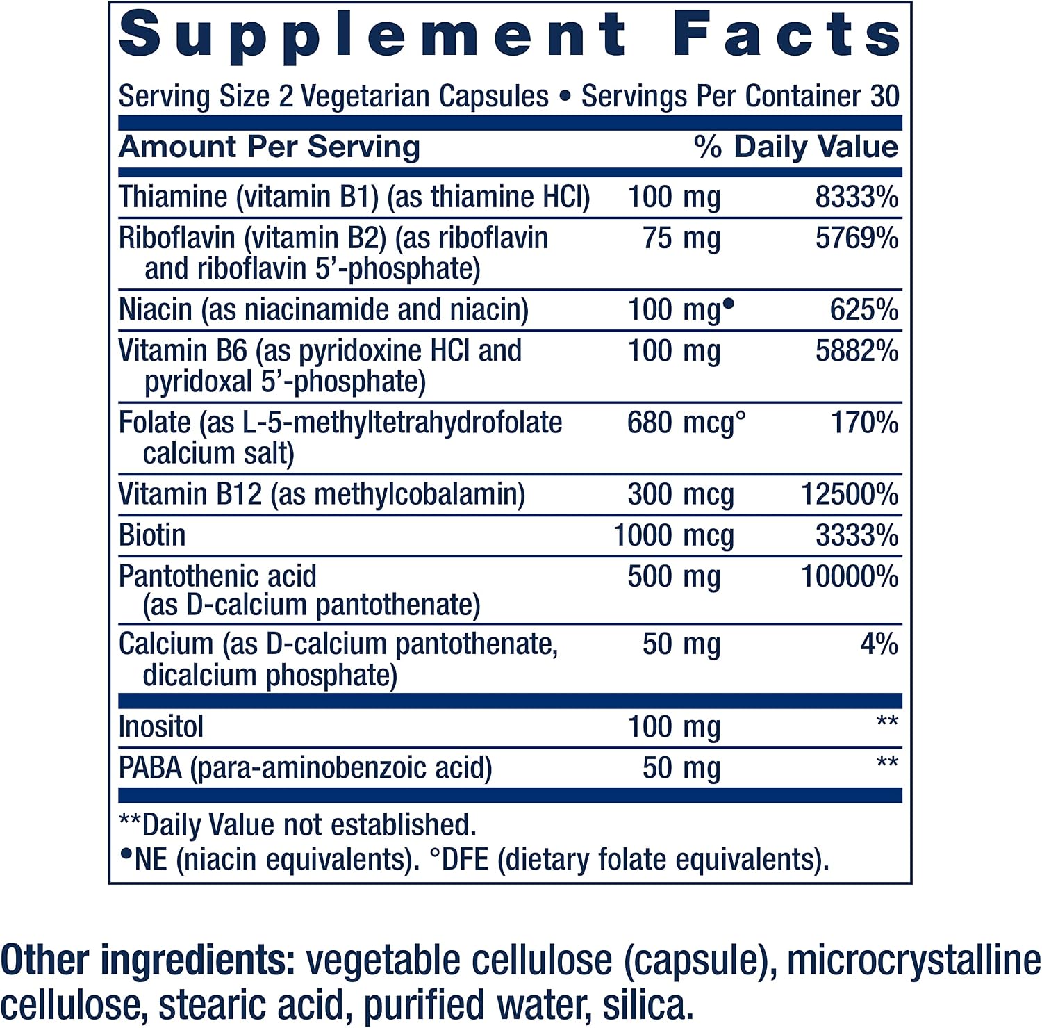 Life Extension BioActive Complete B-Complex, for Normal Energy Metabolism and Nervous System Function, 60 Vegetarian Capsules - görsel 3