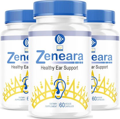 Zeneara Ear Support Supplement - 3-Pack (180 Capsules)