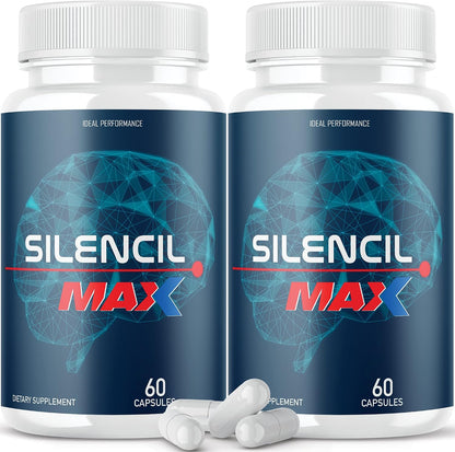 IDEAL PERFORMANCE (2 Pack) Silencil Tinnitus Support Supplement - 120 Capsules
