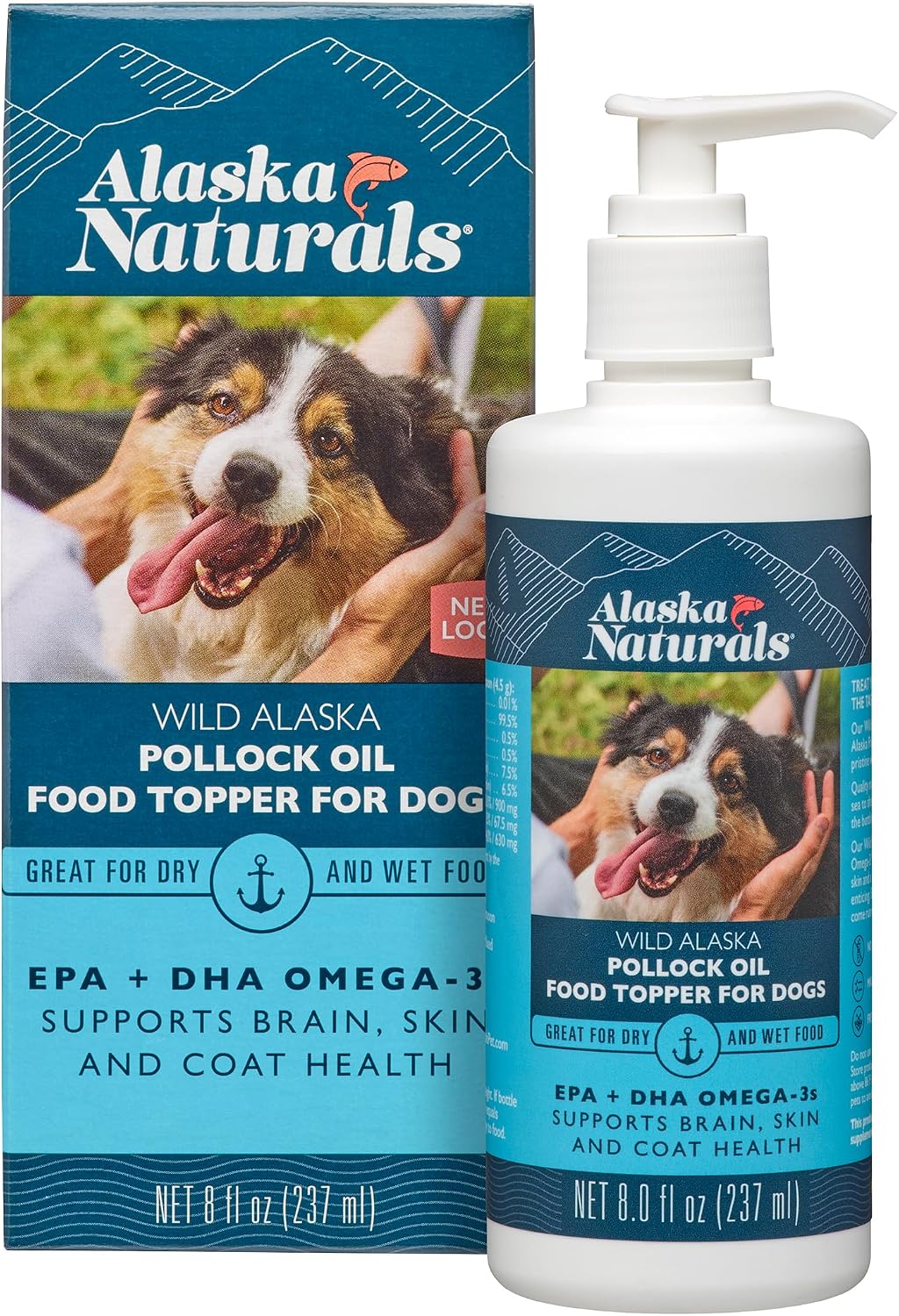 Alaska Naturals Wild Alaskan Fish Oil Supplement for Dogs - Omega-3 EPA DHA - 946 ml Pump - görsel 9