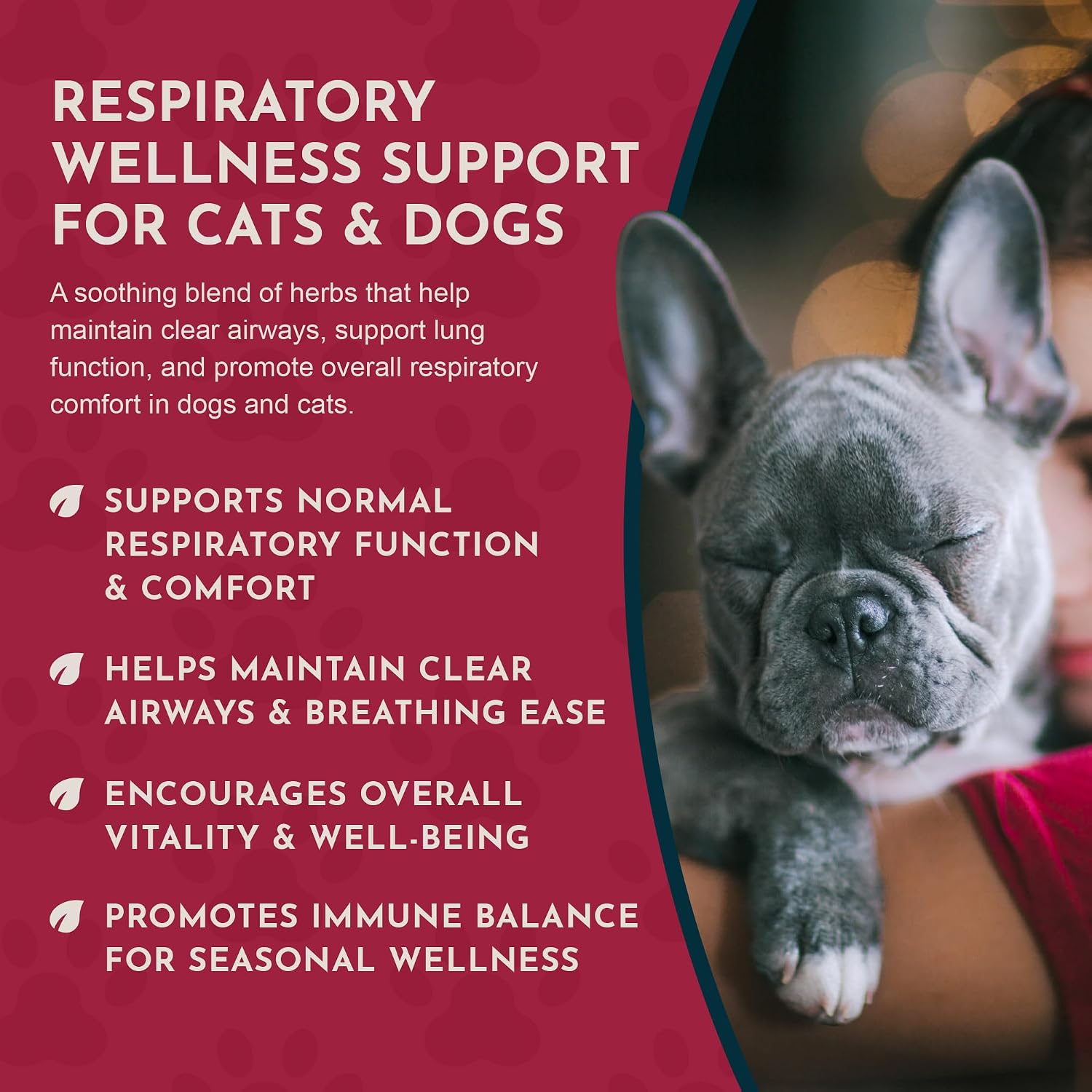 Animal Essentials Breathe EZ Herbal Supplement for Dogs & Cats, 2 fl oz (59 ml) - görsel 5