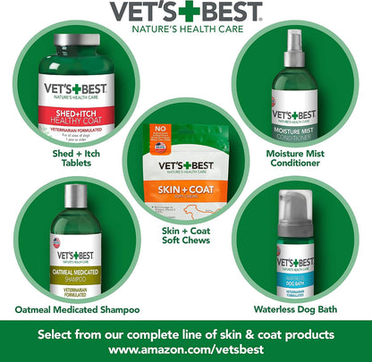 Vet's Best Brewer’s Yeast & Garlic Chews, Omega 3 for Dogs Healthy Skin & Coat Protection, 60 ct – Image 7