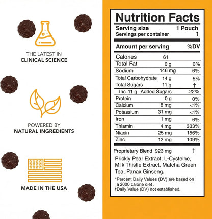 Toast! Before You Drink Gummies - Alcohol & Liver Support Food Supplement - Cherry - 10 Pack