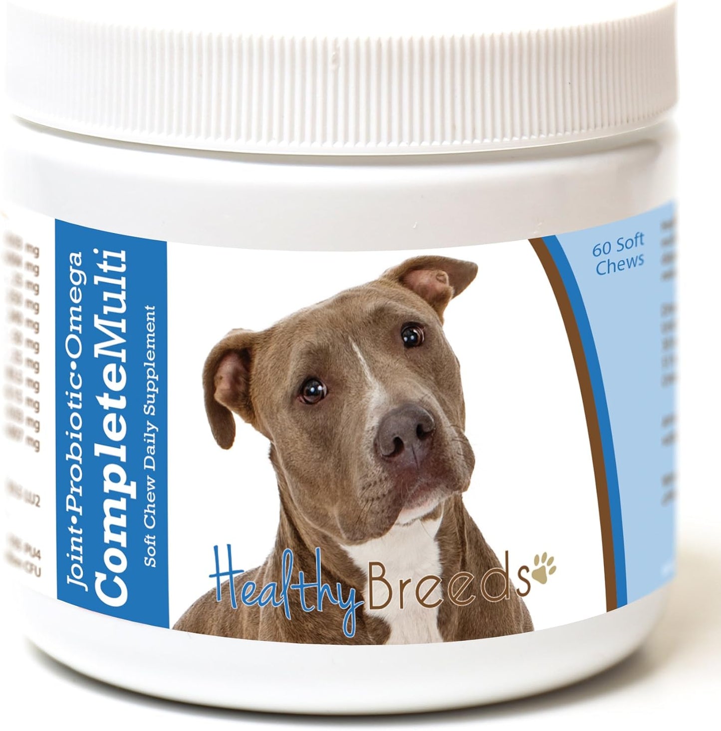 Healthy Breeds Pit Bull All-in-One Multivitamin Soft Chew – 60 Chews - görsel 1