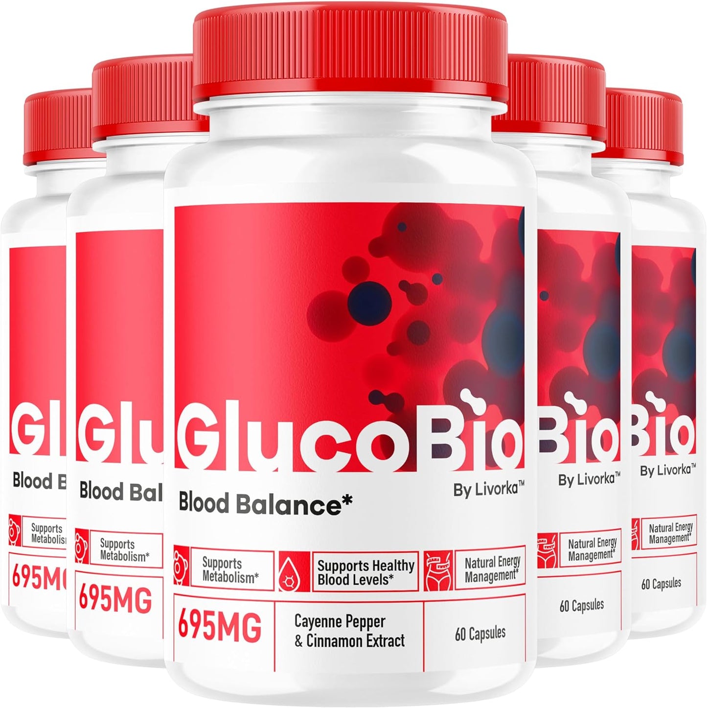 GlucoBio Capsules - Official Gluco Bio Advanced Formula Support Pills - Maximum Strength, Natural Gluco Bio Supplement for Overall Health & Wellbeing Reviews, 60 Capsules (1 Month) - görsel 10