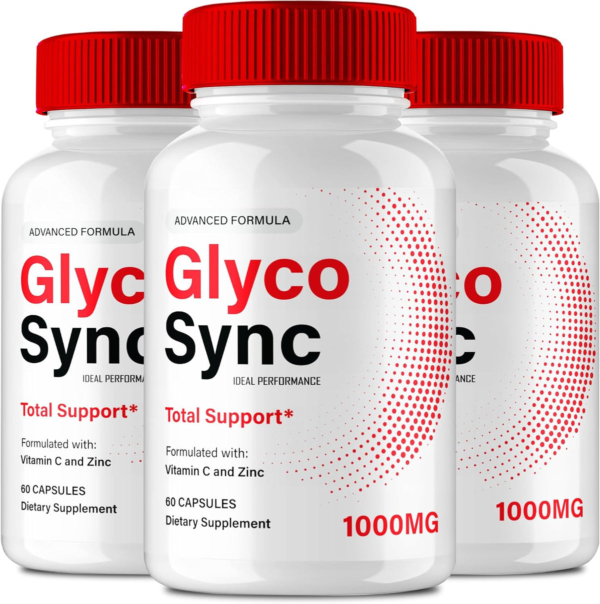 Glyco Sync Glyco Optimiser Capsules - Blood Formula Support Supplement - Premium All Natural - 3 Pack - görsel 1