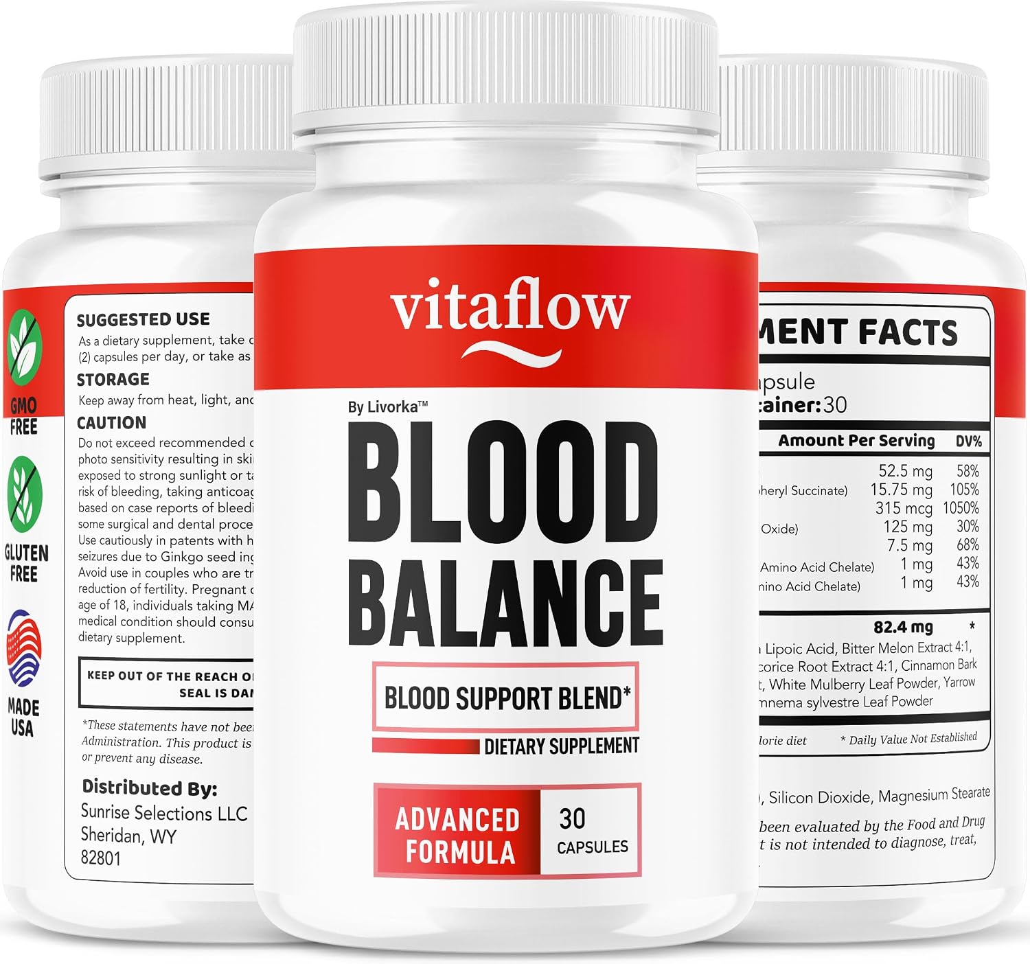 (3 Pack) VitaFlow Capsules - Official Balance Supplement Support, All-Natural Advanced Formula, 90 Capsules - görsel 9