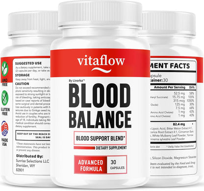 (3 Pack) VitaFlow Capsules - Official Balance Supplement Support, All-Natural Advanced Formula, 90 Capsules