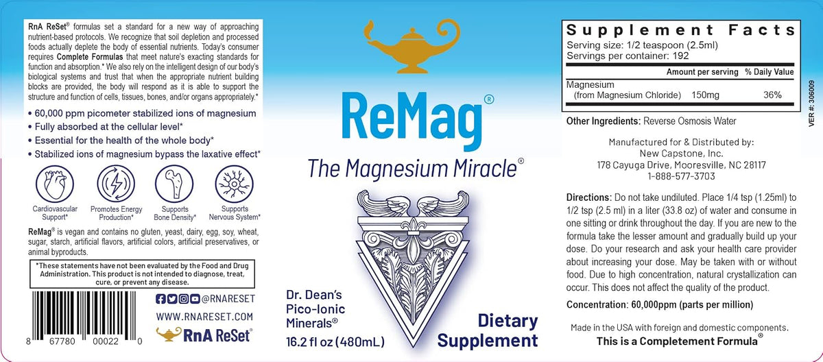 RnA ReSet ReMag & Vitamin C Reset Bundle – Liquid Magnesium Supplement (480ml) & Berry-Flavoured Vitamin C Powder (420g) - görsel 4