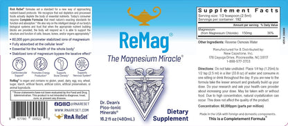 RnA ReSet ReMag & Vitamin C Reset Bundle – Liquid Magnesium Supplement (480ml) & Berry-Flavoured Vitamin C Powder (420g)