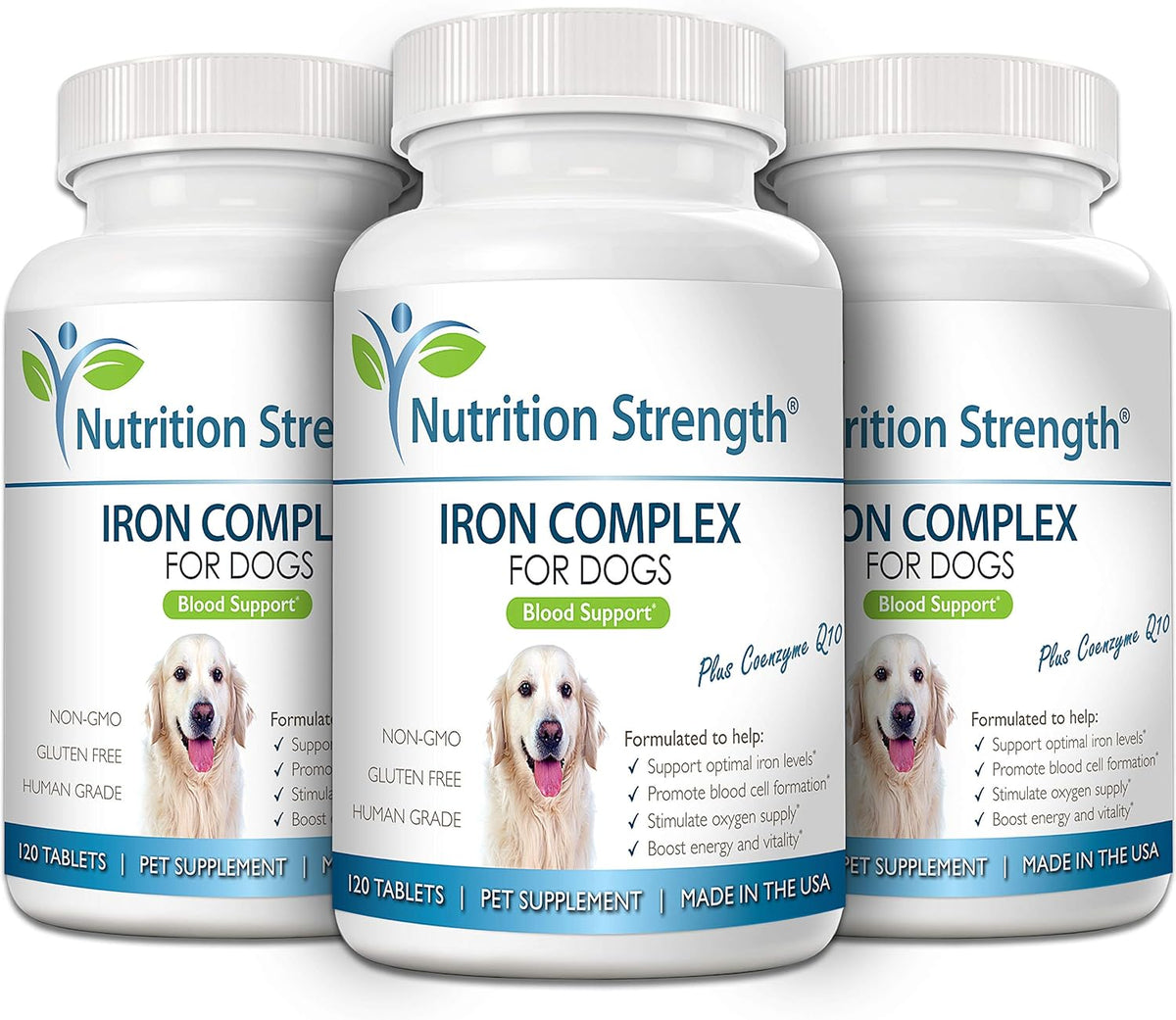 Nutrition Strength Iron for Dogs with Anaemia – Blood Health Support, 120 Chewable Tablets - görsel 4