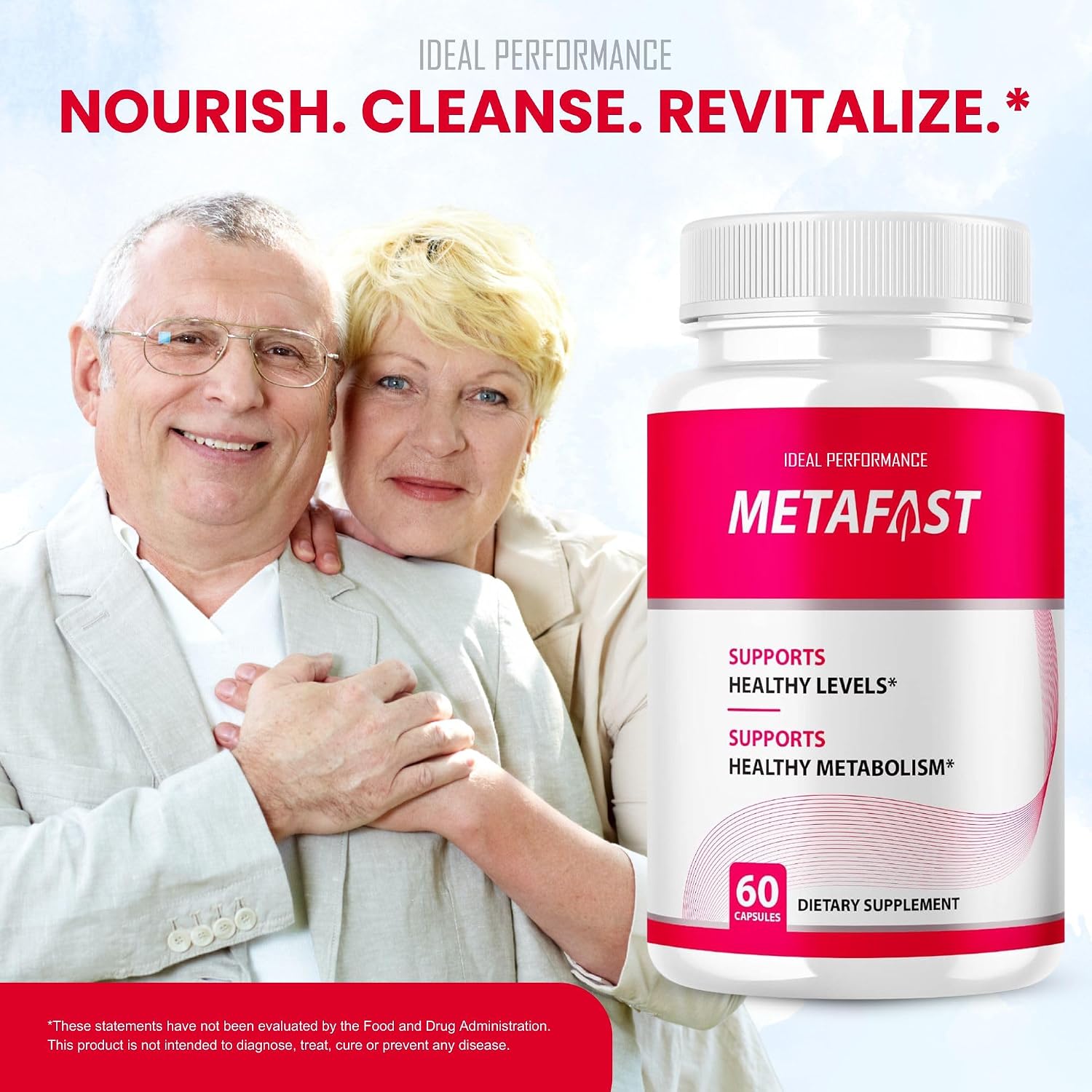 IDEAL PERFORMANCE (3 Pack) Metafast Pills Pastillas (180 Capsules) - görsel 3