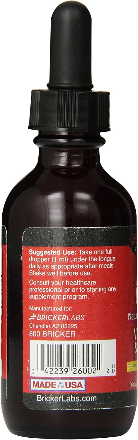 Brickerlab B12 Blast Liquid Vitamin B12 Supplement, 2 oz - görsel 2
