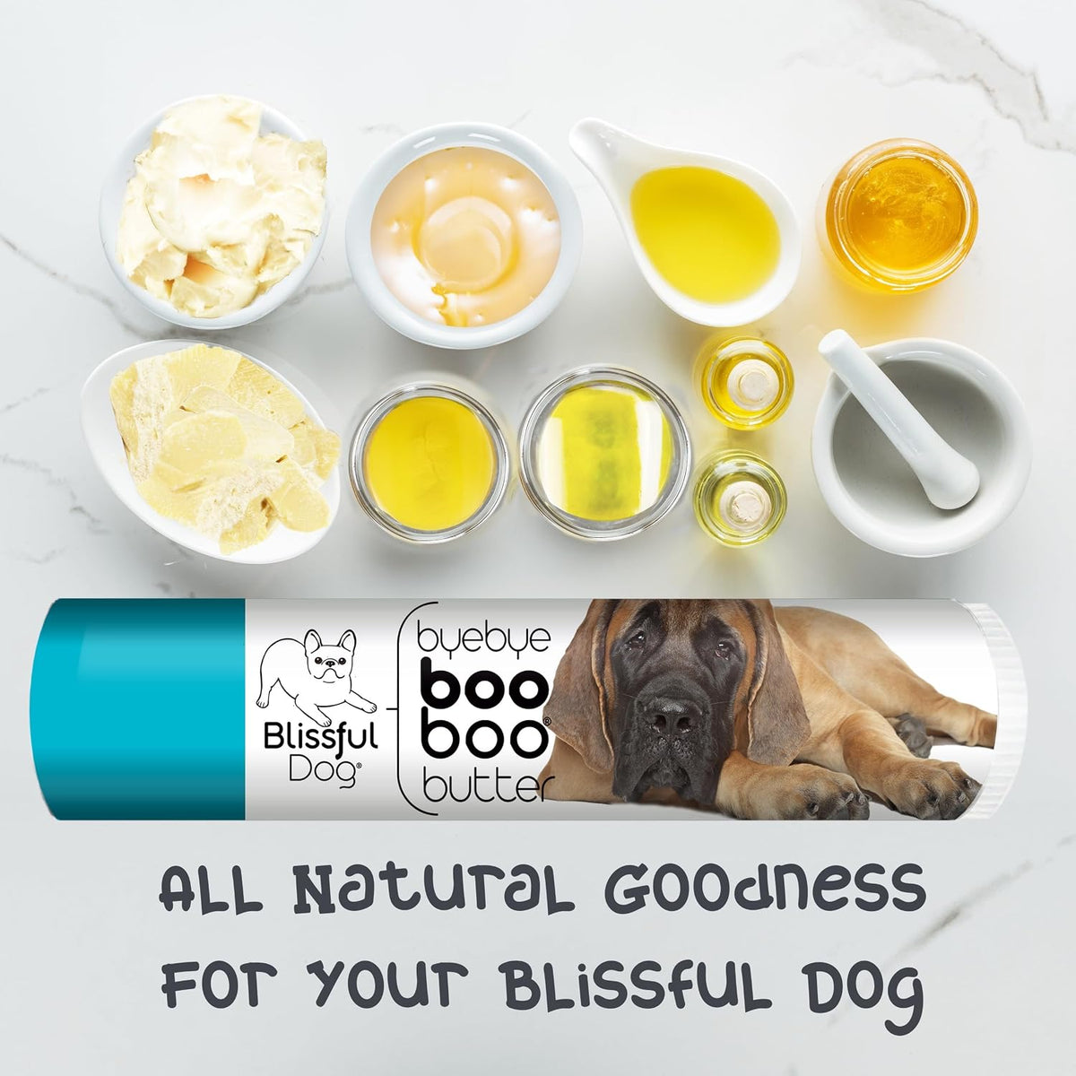 The Blissful Dog 0.15 oz Tube Mastiff Booboo – Olive Oil : Contains antioxidants that support skin health. – Image 2