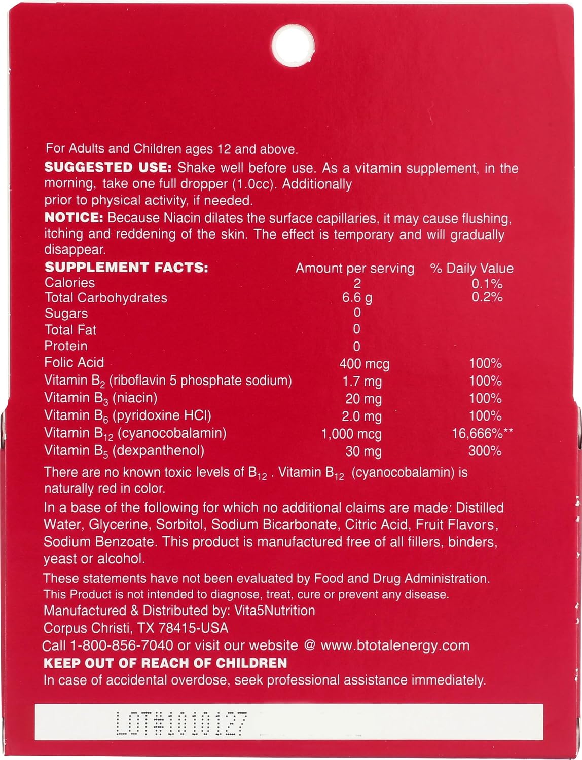 Sublingual B Total Twin Pack 60 ml - 8 Pack - görsel 2