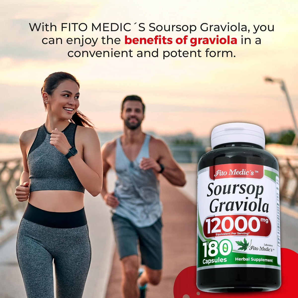FITO MEDIC'S Lab Soursop Supplement - Graviola - 180 Capsules - görsel 4