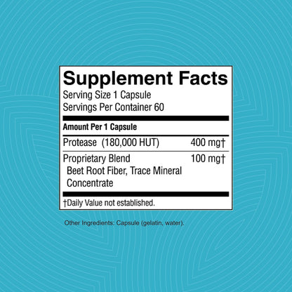 Nature's Sunshine High Potency Protease - 60 Capsules