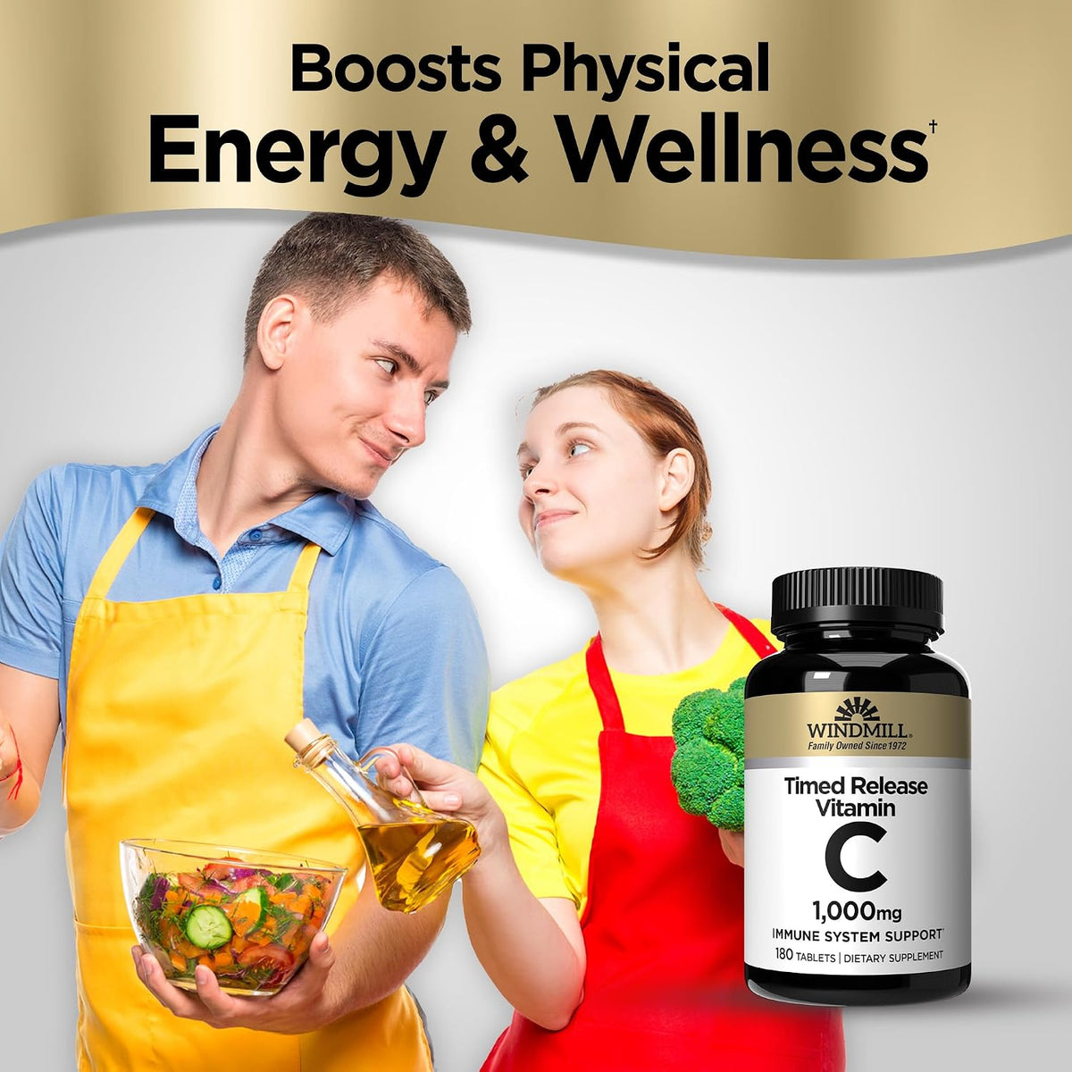 Windmill Vitamin C 1000mg Time Release with Rose Hips and Bioflavonoids - görsel 4