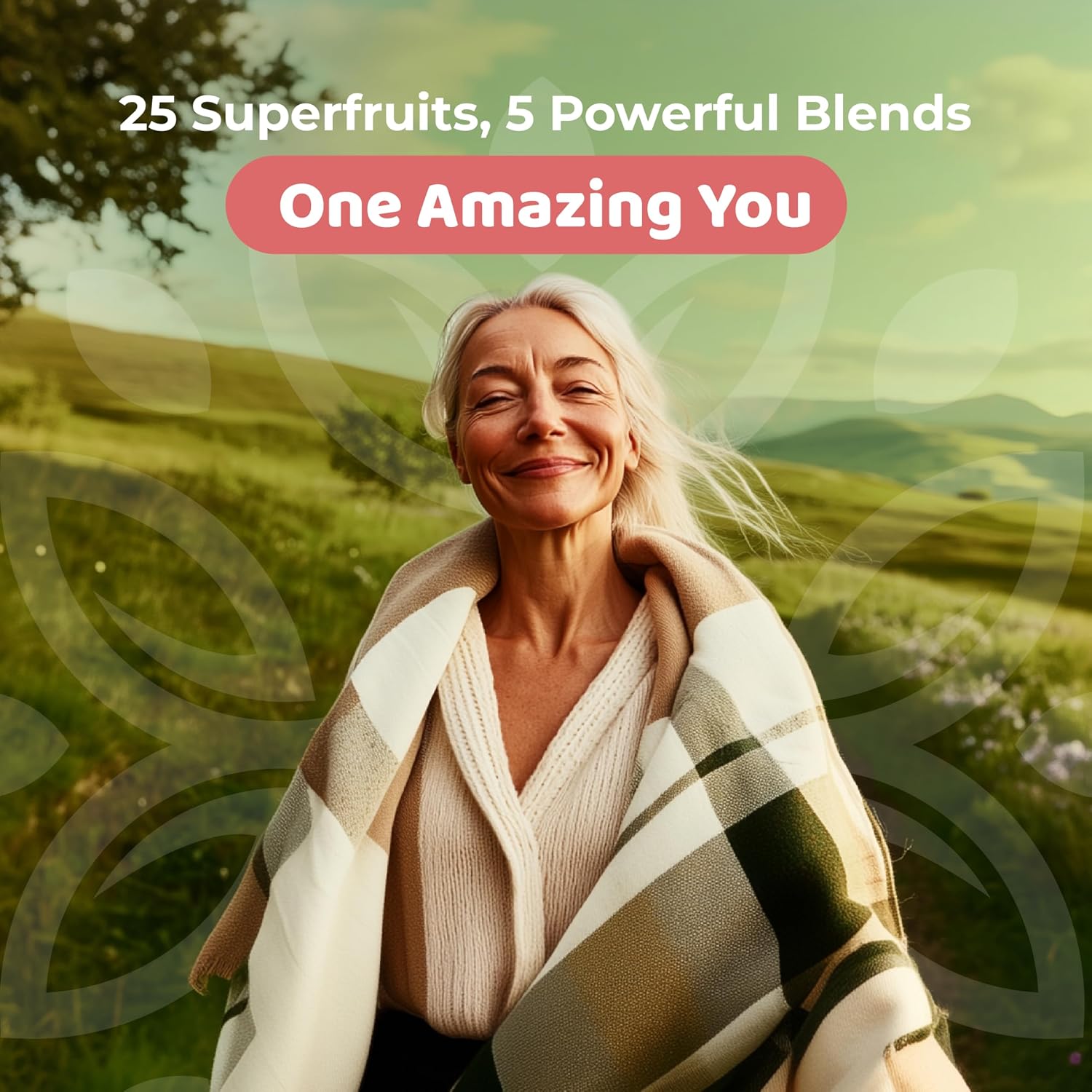 NATURES BLAST Reds - Metabolism and Energy Superfood Powder with 23 Red Fruits, 4 Adaptogens, Probiotics & Enzymes - Vegan Antioxidant Blend, 1 Bottle - görsel 10