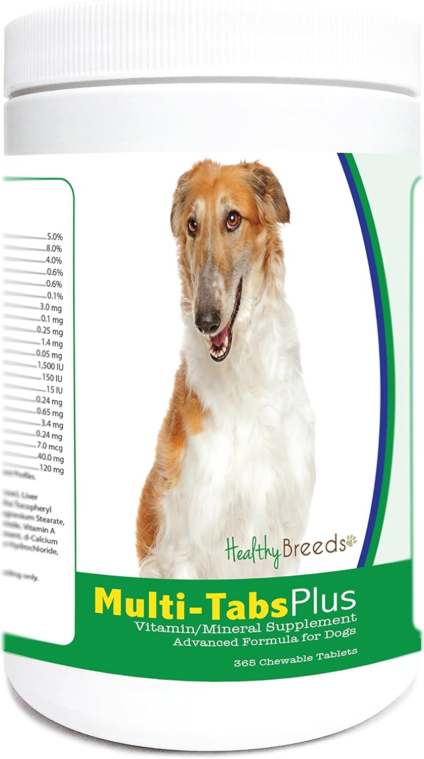 Healthy Breeds Borzois Multi-Tabs Plus Chewable Tablets 365 Count - görsel 1