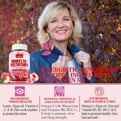 ZEGBALP Sugar-Free Women's Multivitamin 50+ Gummies