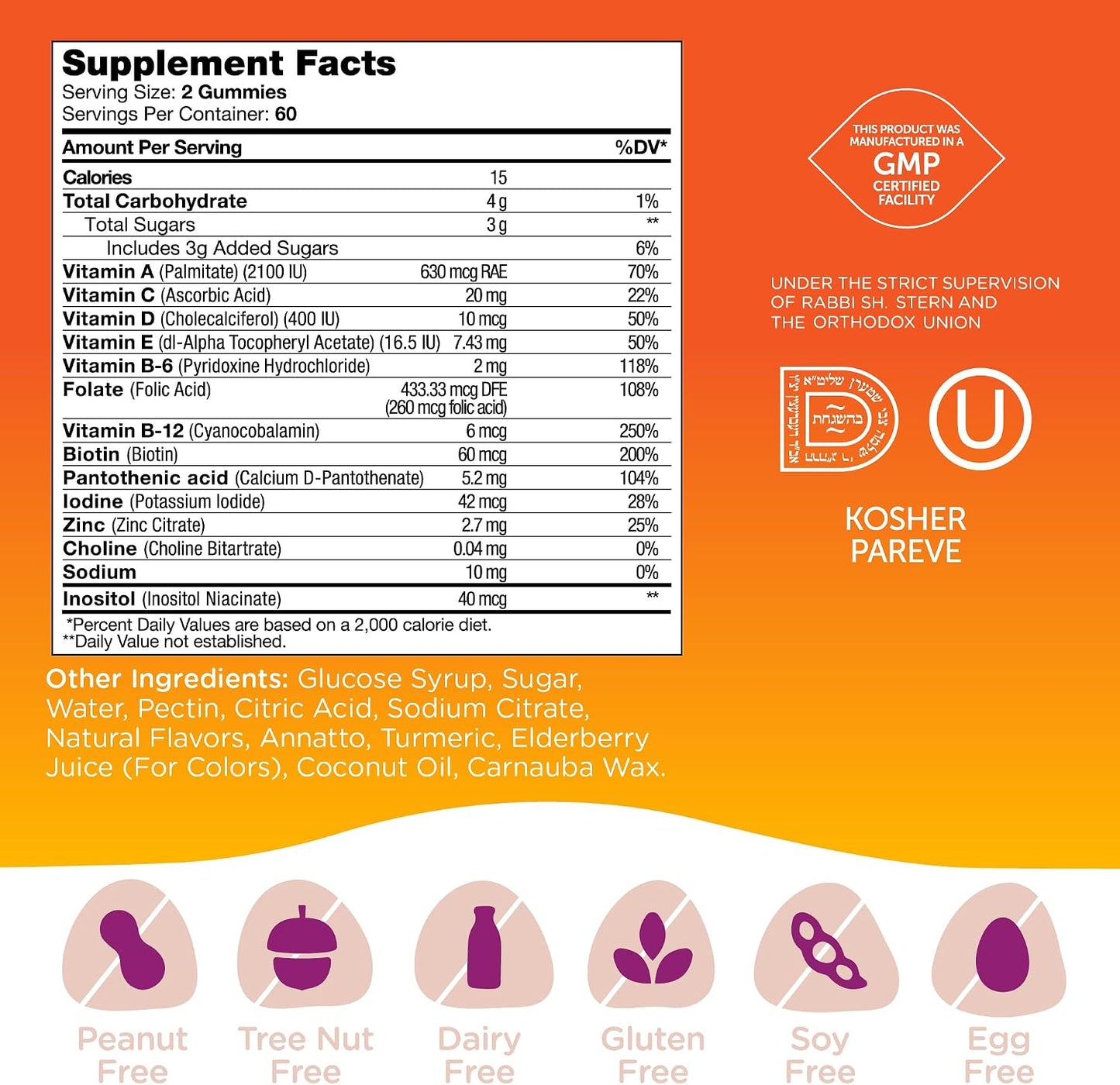 Zahler Chapter One Children's Multivitamin Gummies - 120 Count - görsel 6