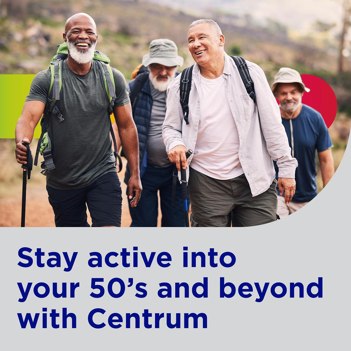 Centrum Silver Men's 50+ Multivitamin with Vitamin D3, B Vitamins, Zinc - 200 Tablets - görsel 6