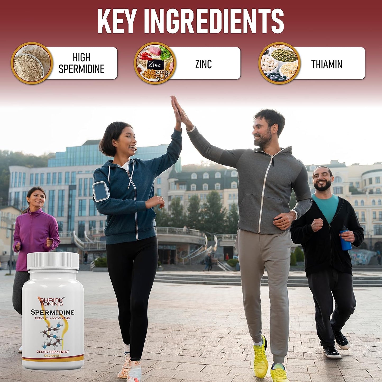 Shrink Spermidine Supplement – Autophagy Support and Anti-Ageing, 120 Vegan Capsules - görsel 5