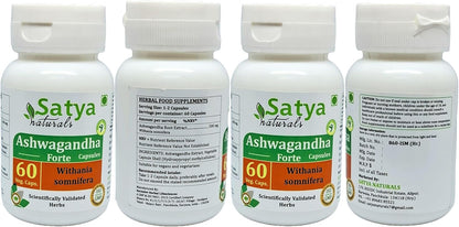Ashwagandha Forte Capsules 500 mg – 60 Vegan Capsules (4-Pack)