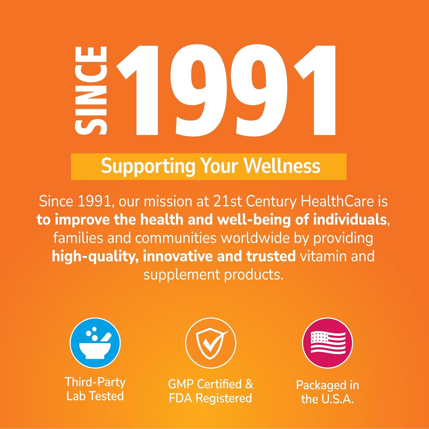 21st Century Vitamin C 500 mg Chewable Tablets, Orange Flavour - görsel 8