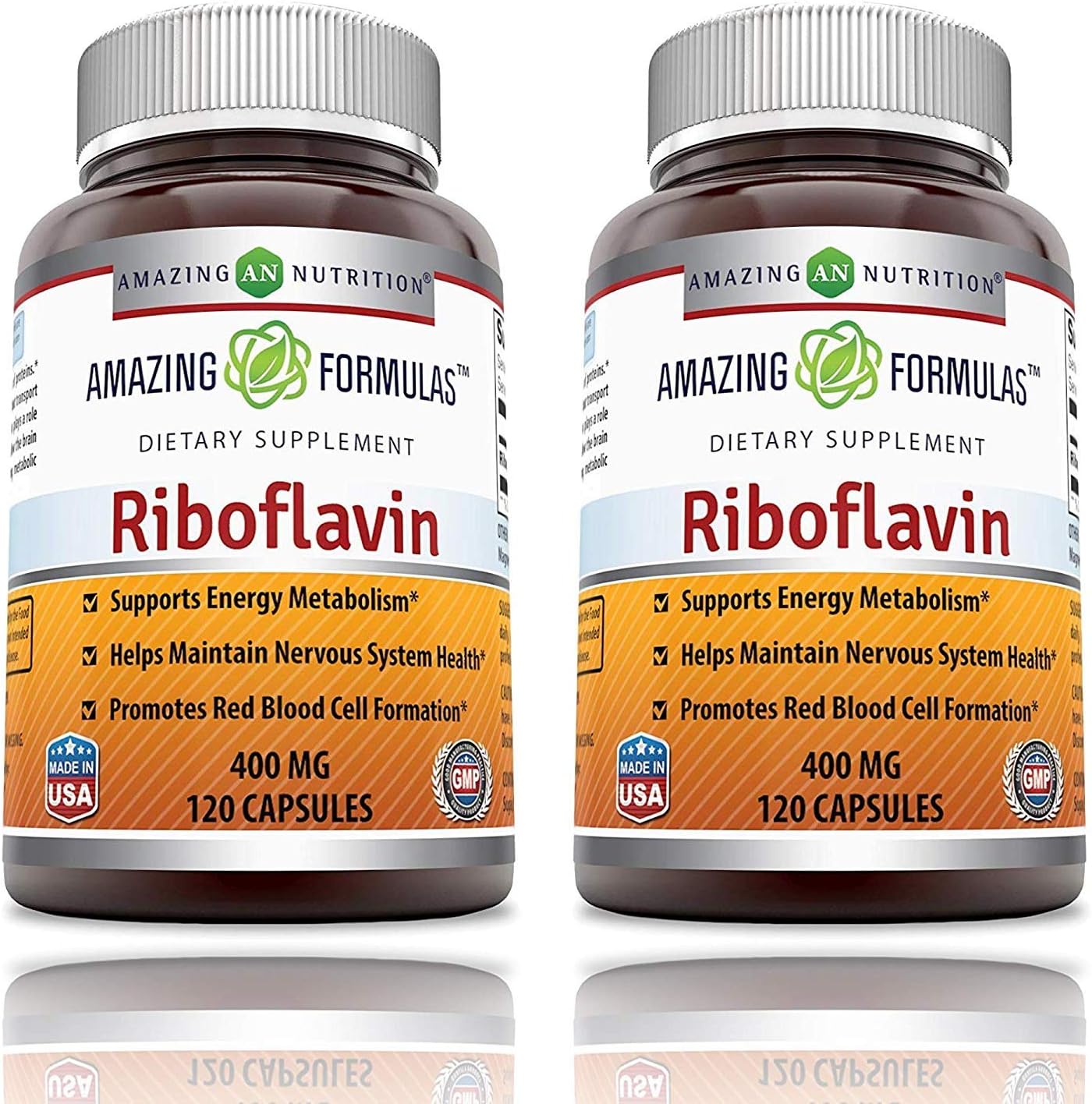 Amazing Formulae Riboflavin 400mg, 120 Capsules - görsel 7
