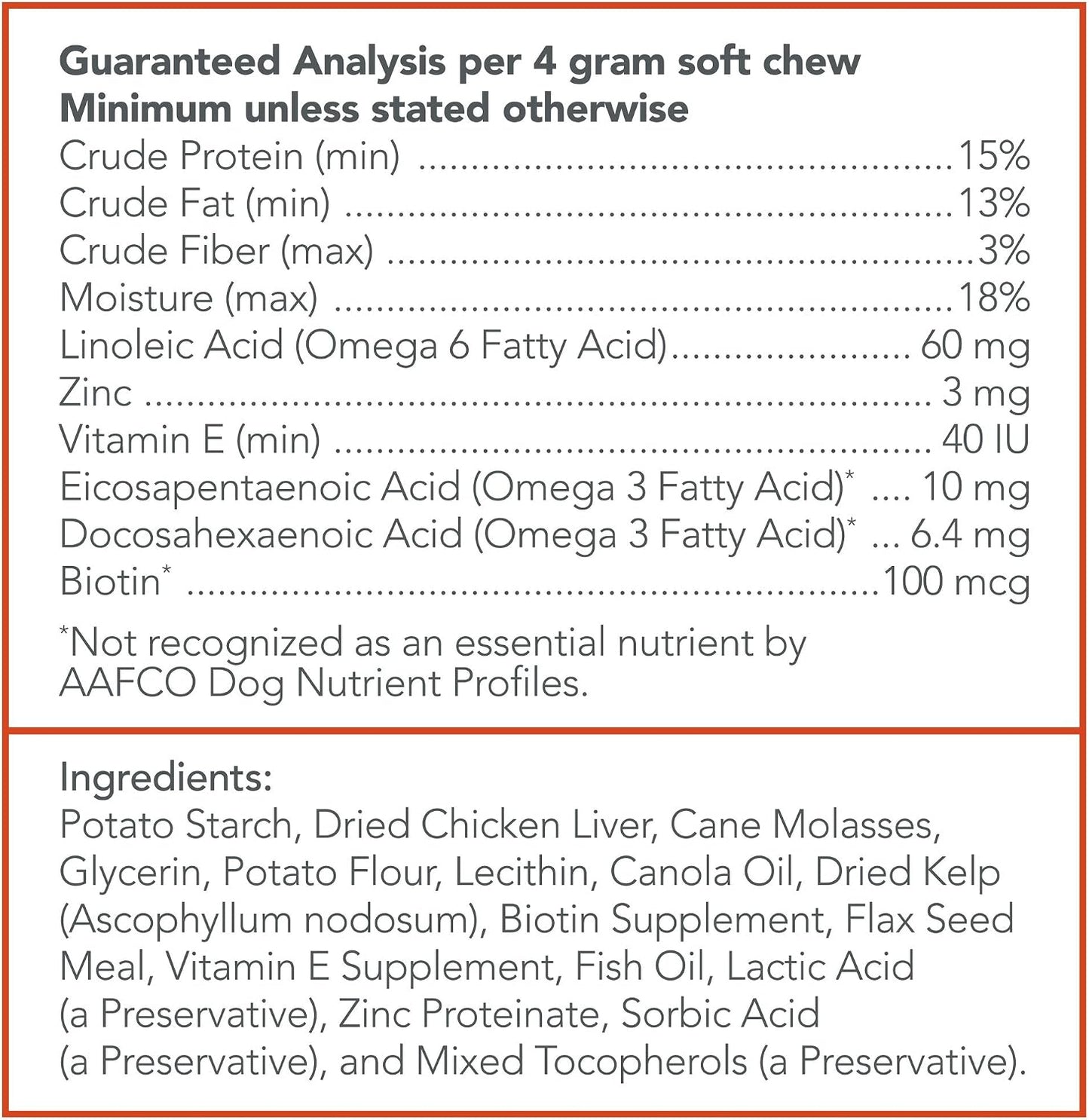 Vet's Best Skin & Coat Dog Supplements - 30 Soft Chews - görsel 2