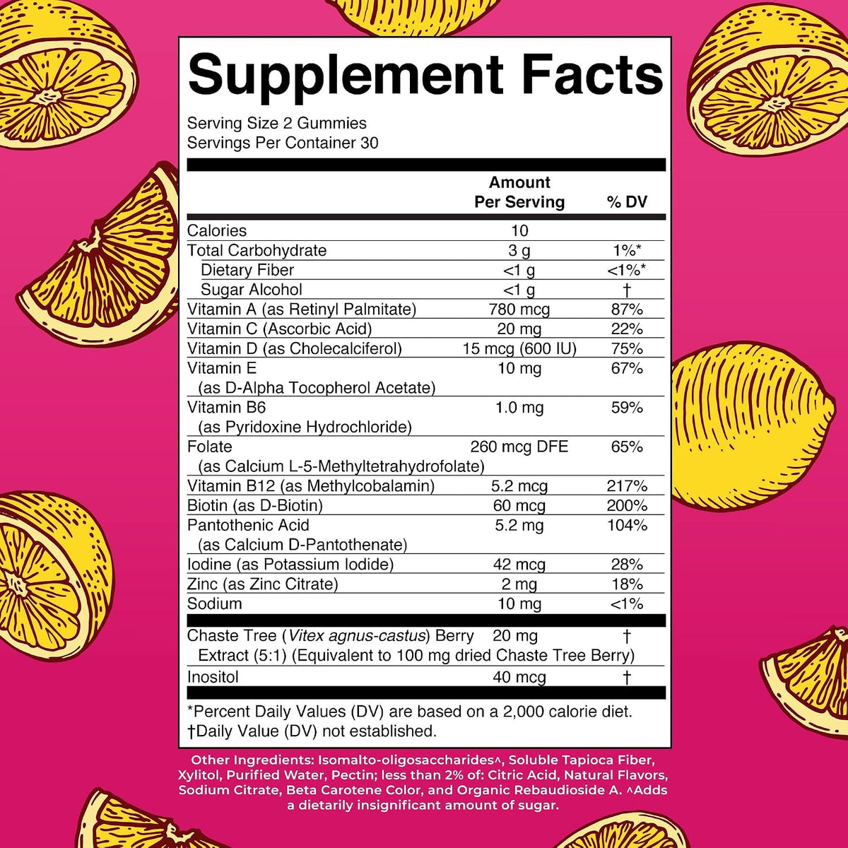 MaryRuth's Multivitamin for Women 40+ | Sugar Free | Vegan | Daily Vitamins with Chasteberry | Hair, Skin and Nail Gummies | 60 Count - görsel 2