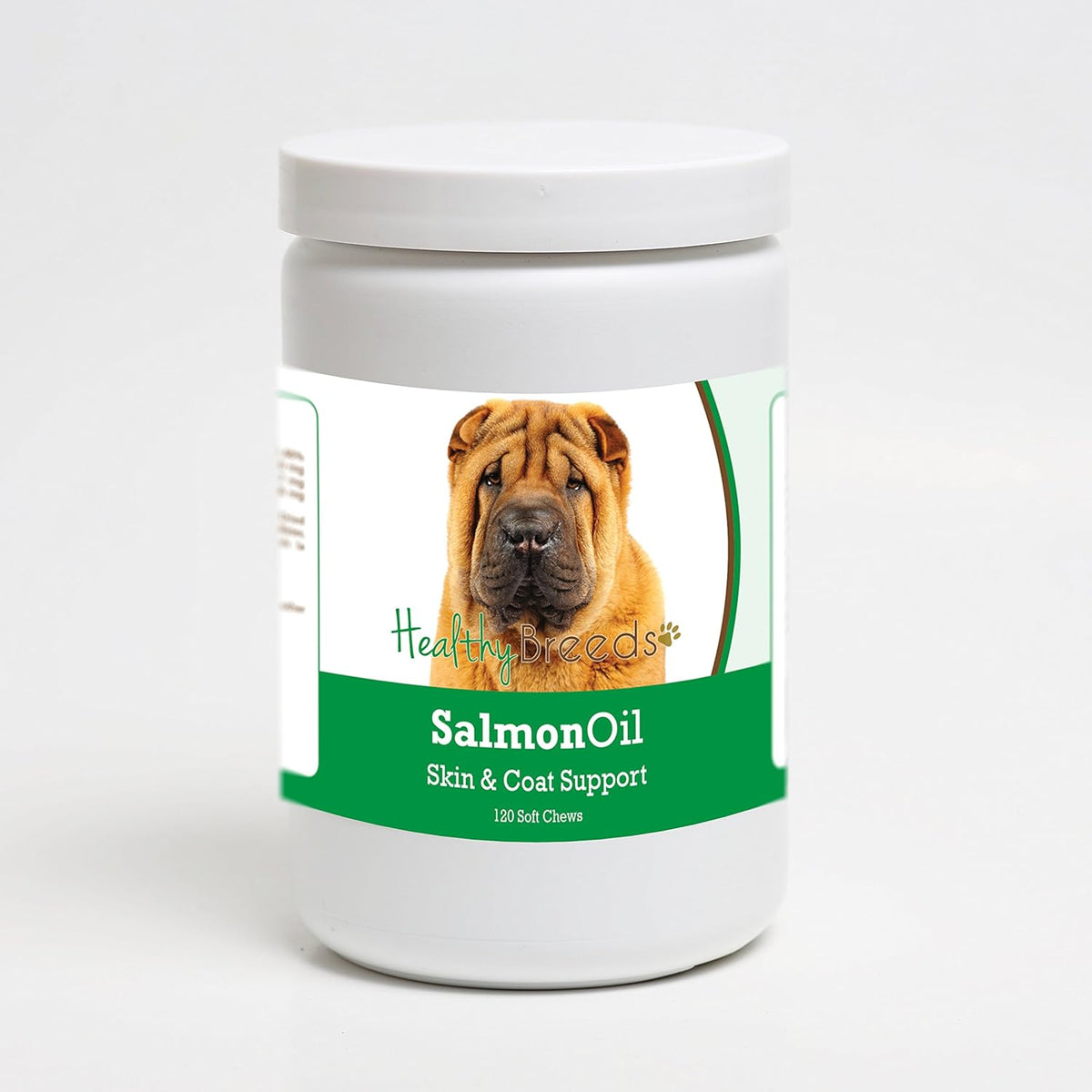 Healthy Breeds Chinese Shar Pei Salmon Oil Soft Chews 120 Count - görsel 1