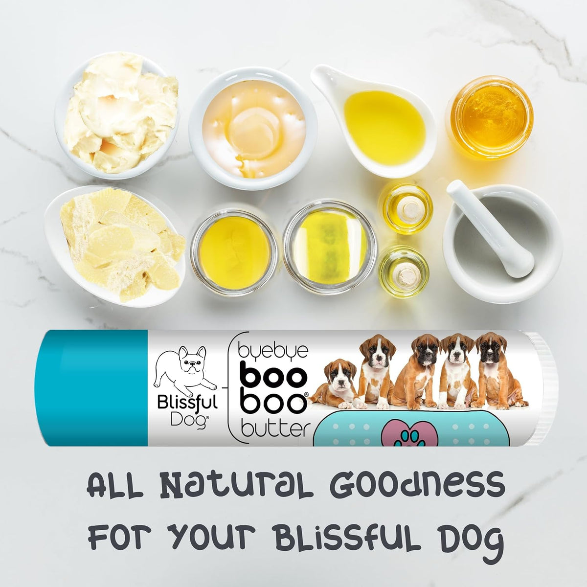 The Blissful Dog .15 oz Tube Boxer Booboo Butter - görsel 2
