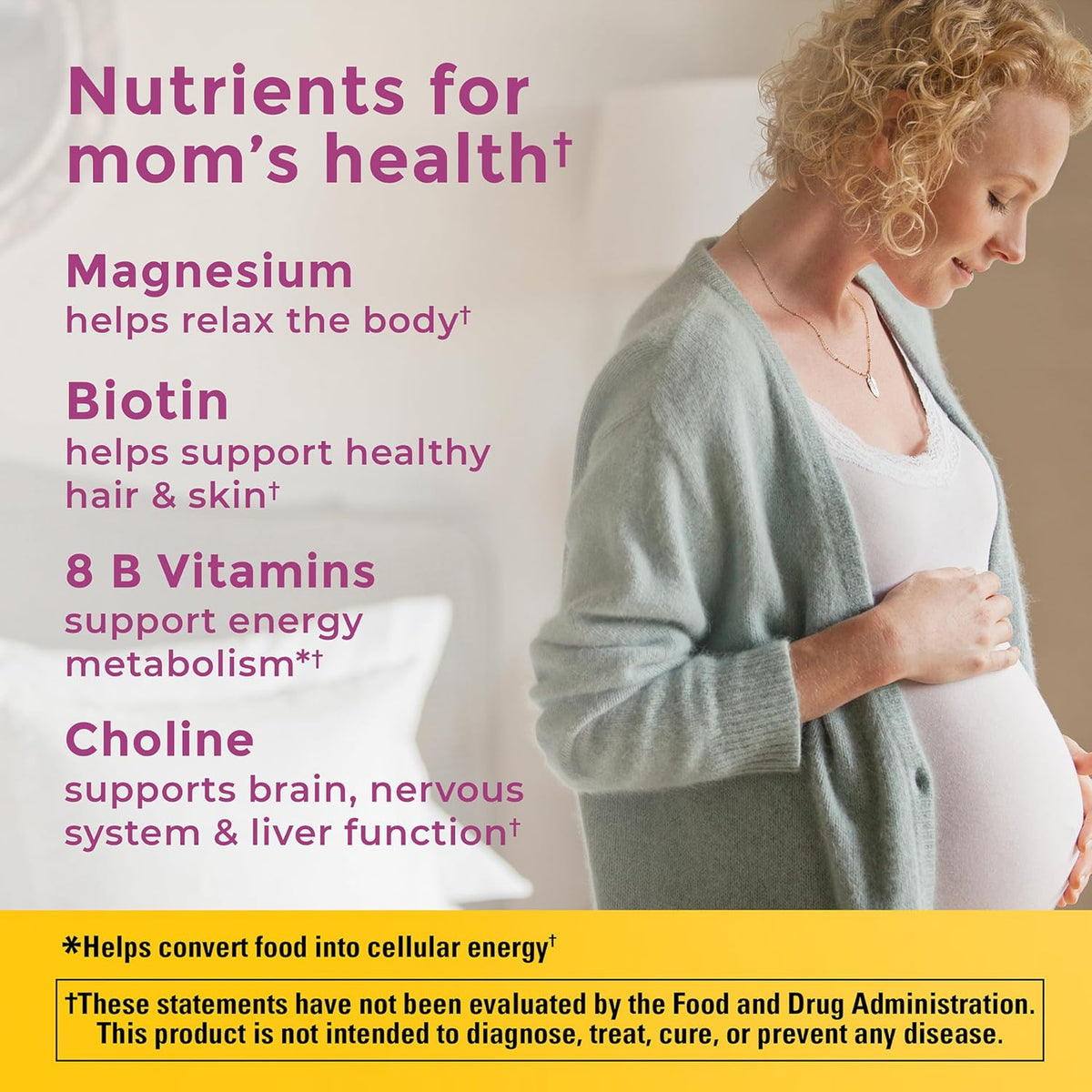 Nature Made Prenatal Vitamin Softgels + Choline Capsules, 60-Day Supply - görsel 3