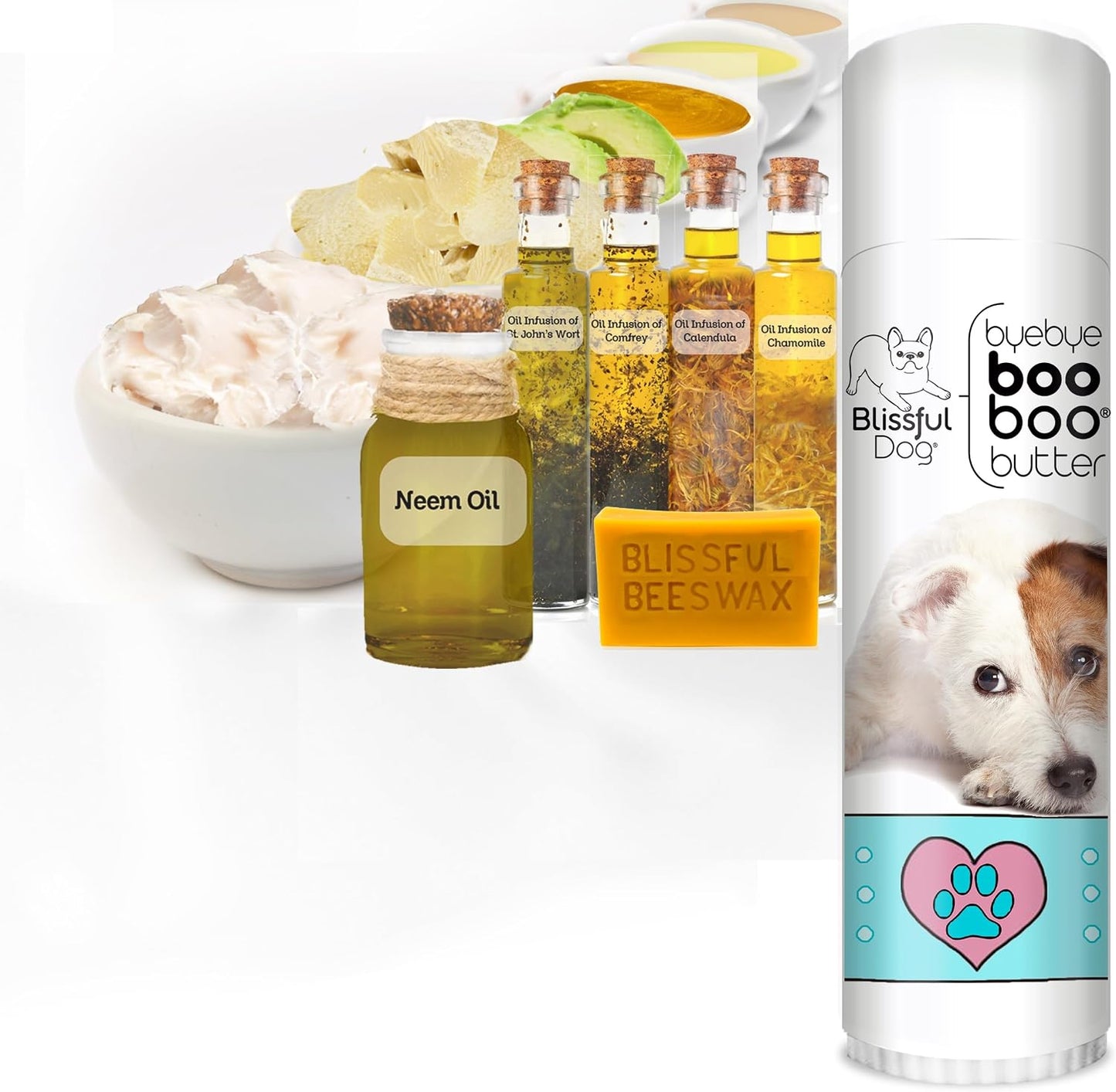 The Blissful Dog 14g Tube Jack Russell Terrier Booboo Butter - görsel 2