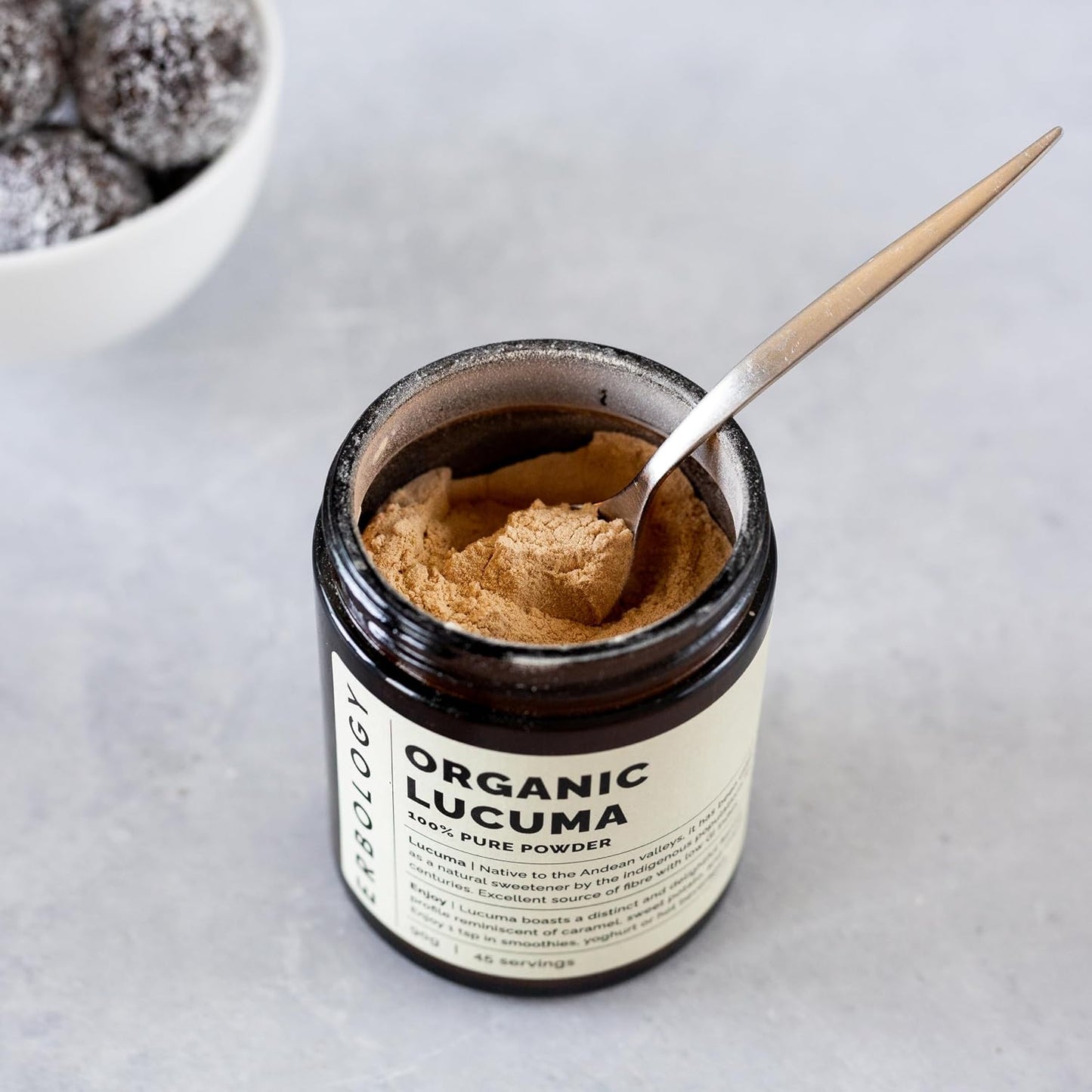 Erbology Organic Lucuma Powder (90g, 45 Servings) - görsel 3